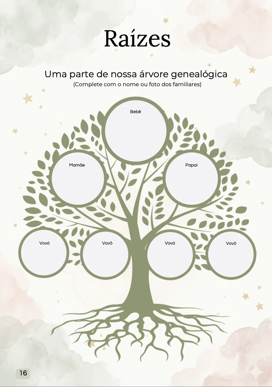 Página do Diário do Bebê