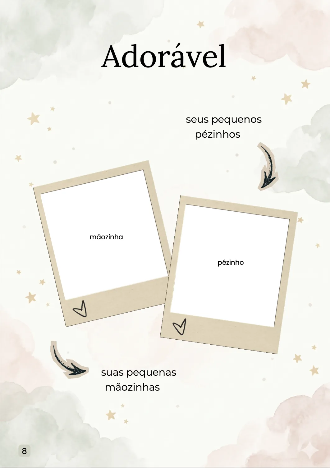 Página do Diário do Bebê